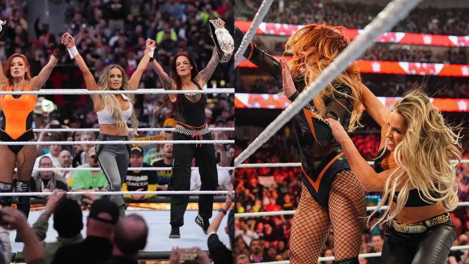 Trish Stratus turned heel by betraying Becky Lynch