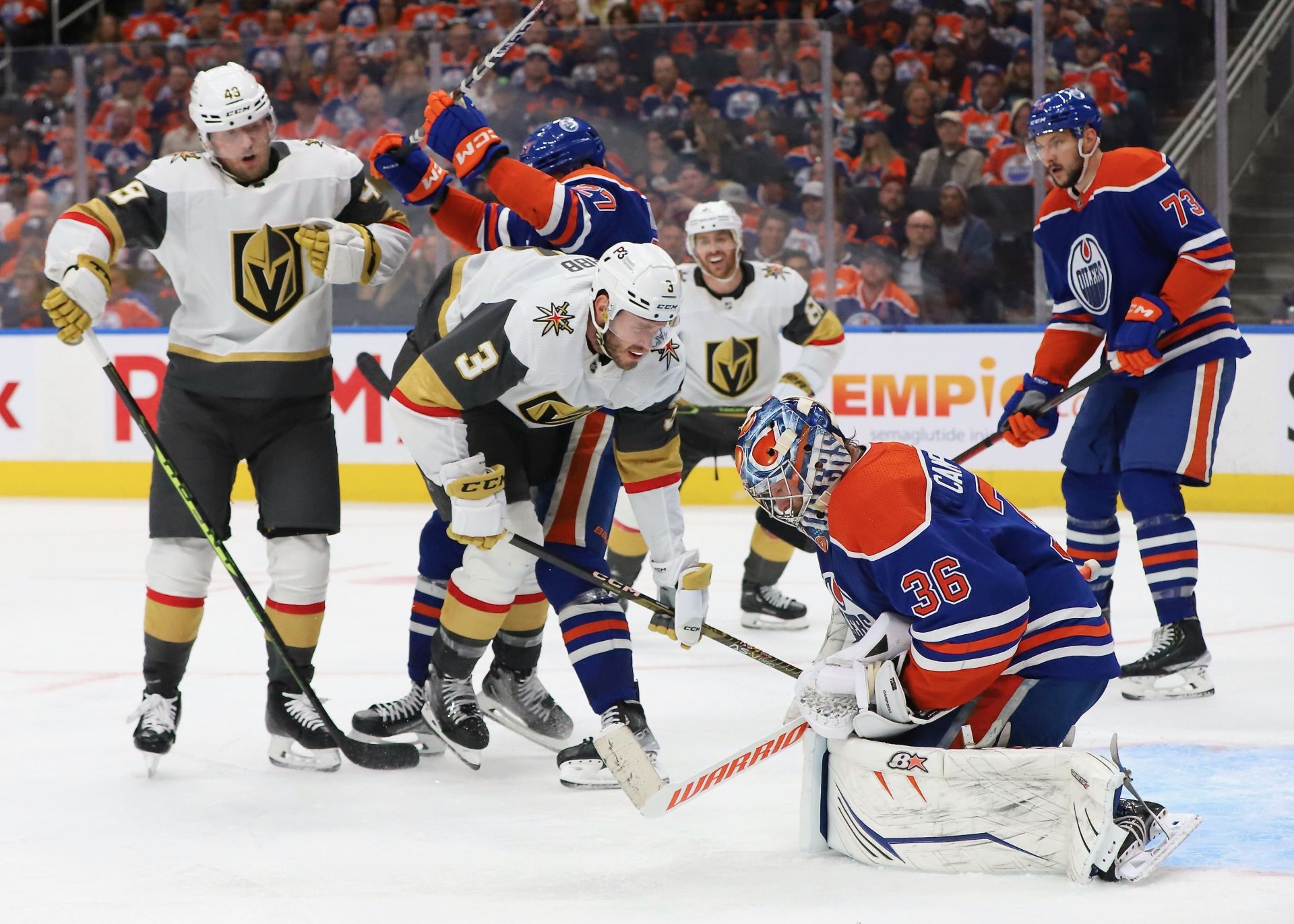 Vegas Golden Knights v Edmonton Oilers - Game Three