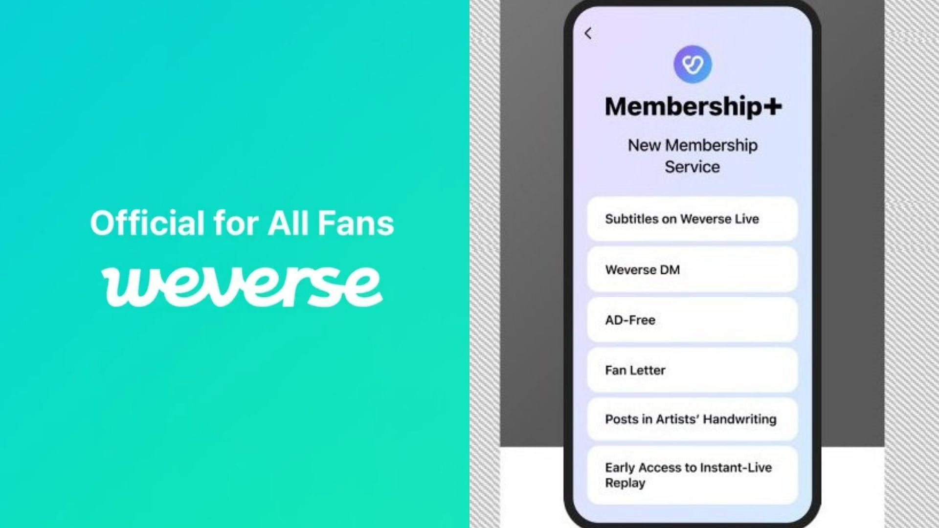 Weverse receives criticism for its expensive and unfair membership plans (Image via Twitter/@weverseofficial)