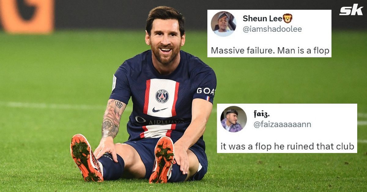 Fans slammed Lionel Messi on Twitter 