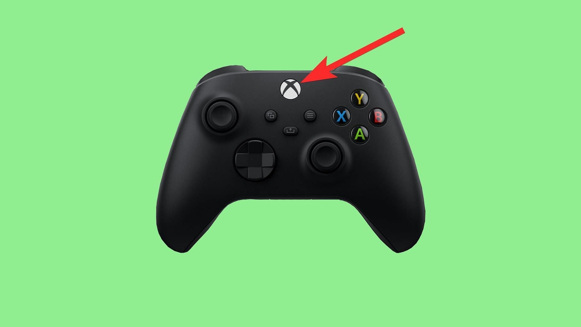 Press the &quot;Xbox button&quot; on your controller (Image via Xbox)