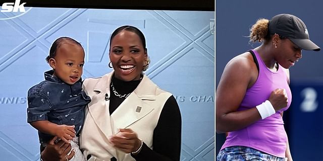 Taylor Townsend admits thinking of son AJ helped calm her nerves on court