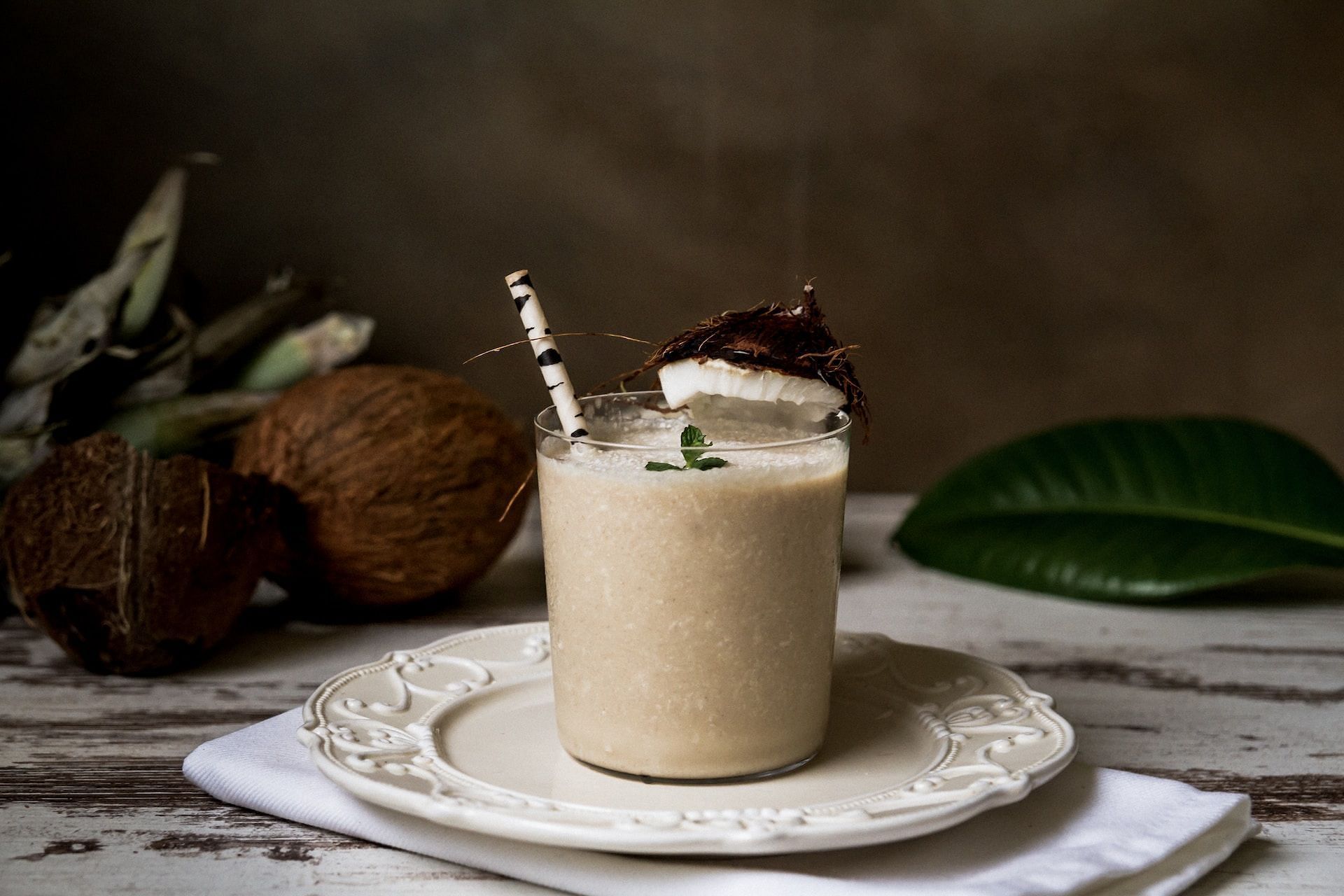 Coconut smoothie (Photo via Alexander Mils/Unsplash)-