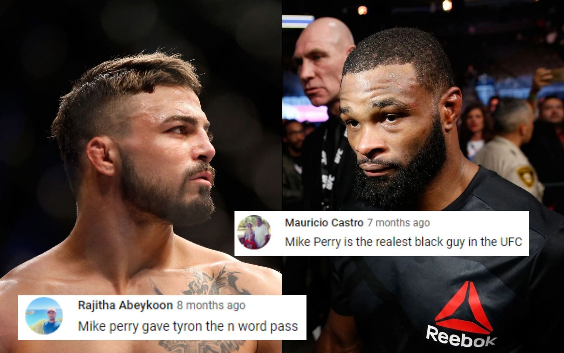 Mike Perry and Tyron Woodley [Image Credit: Getty]