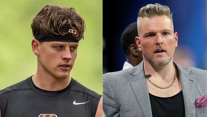 Pat McAfee thinks Joe Burrow is a sex symbol - “Long hair, chiseled jawline”