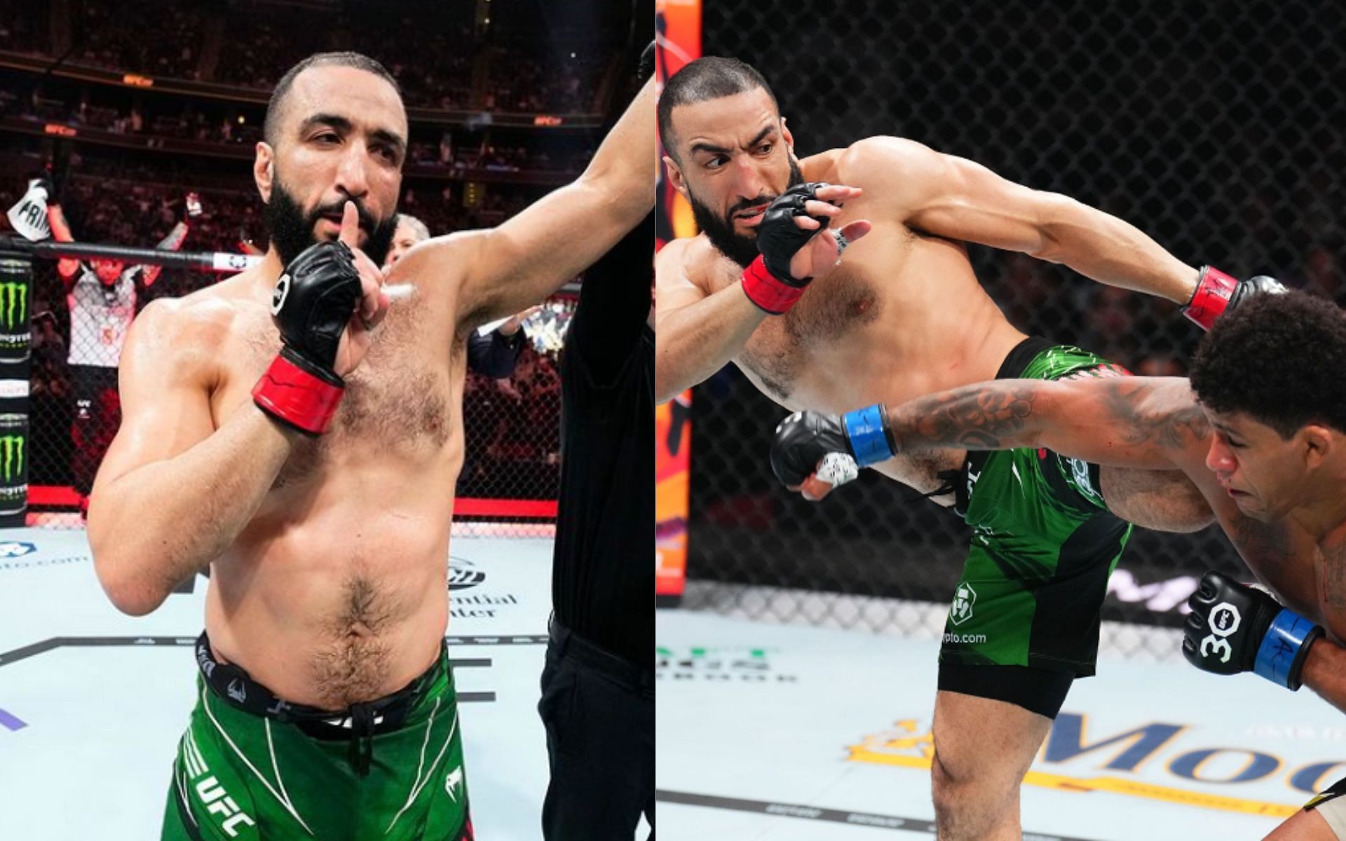 UFC 288 results: Belal Muhammad beats Gilbert Burns [Images via: @ufc_brasil on Instagram]
