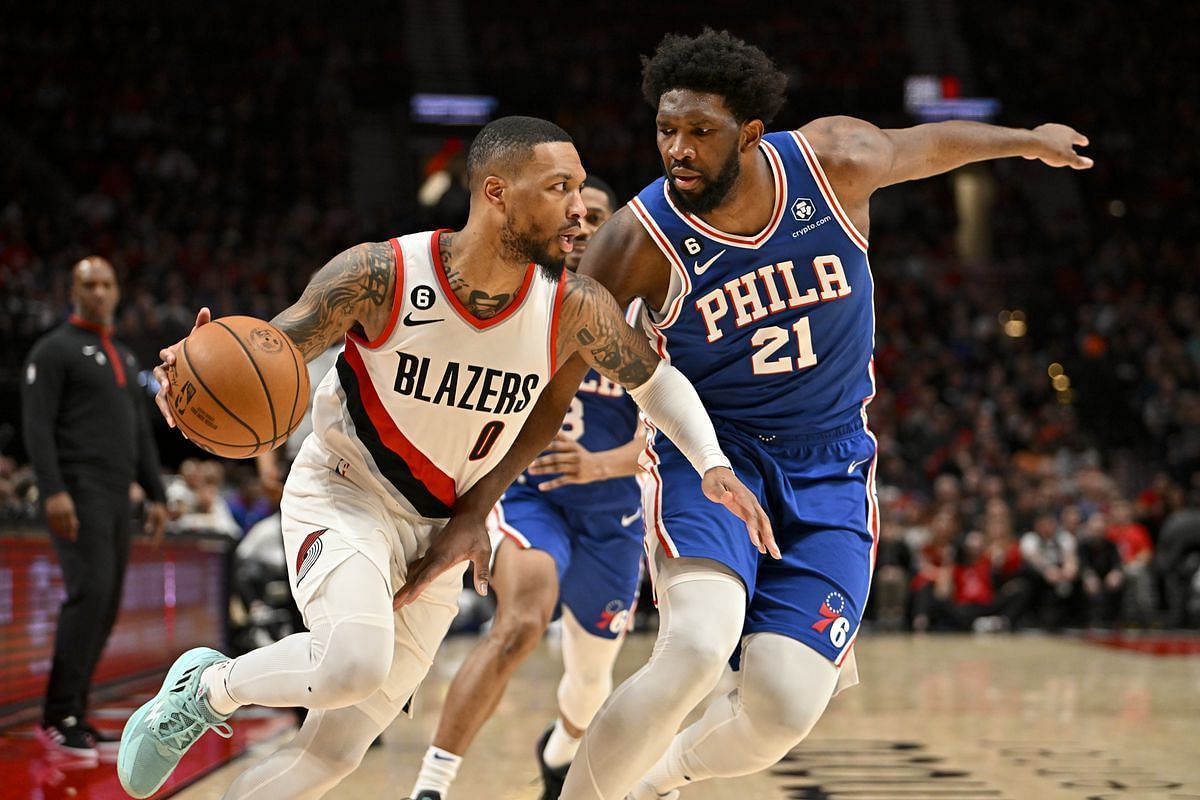 Damian Lillard shows love to 2023 MVP Joel Embiid