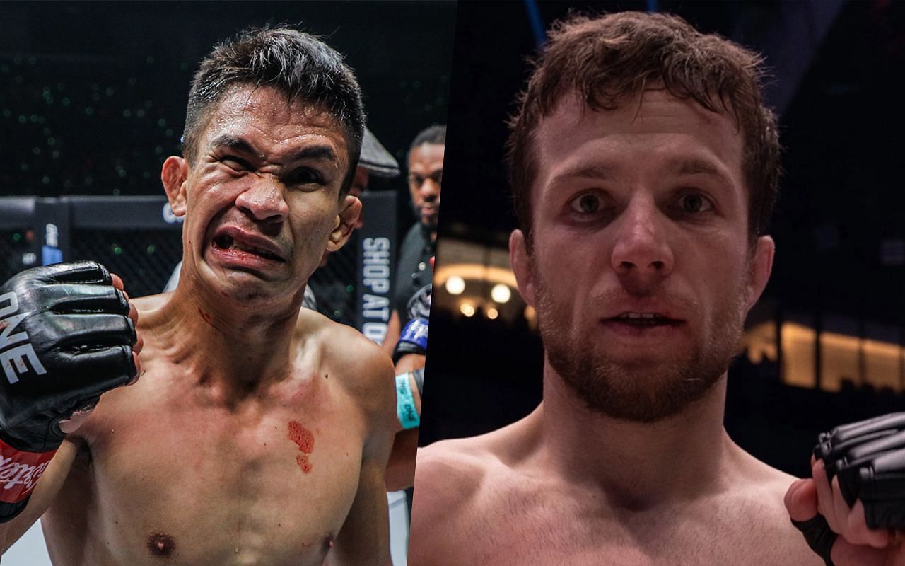 Jeremy Miado (Left) faces Mansur Malachiev (Right) at ONE Fight Night 11