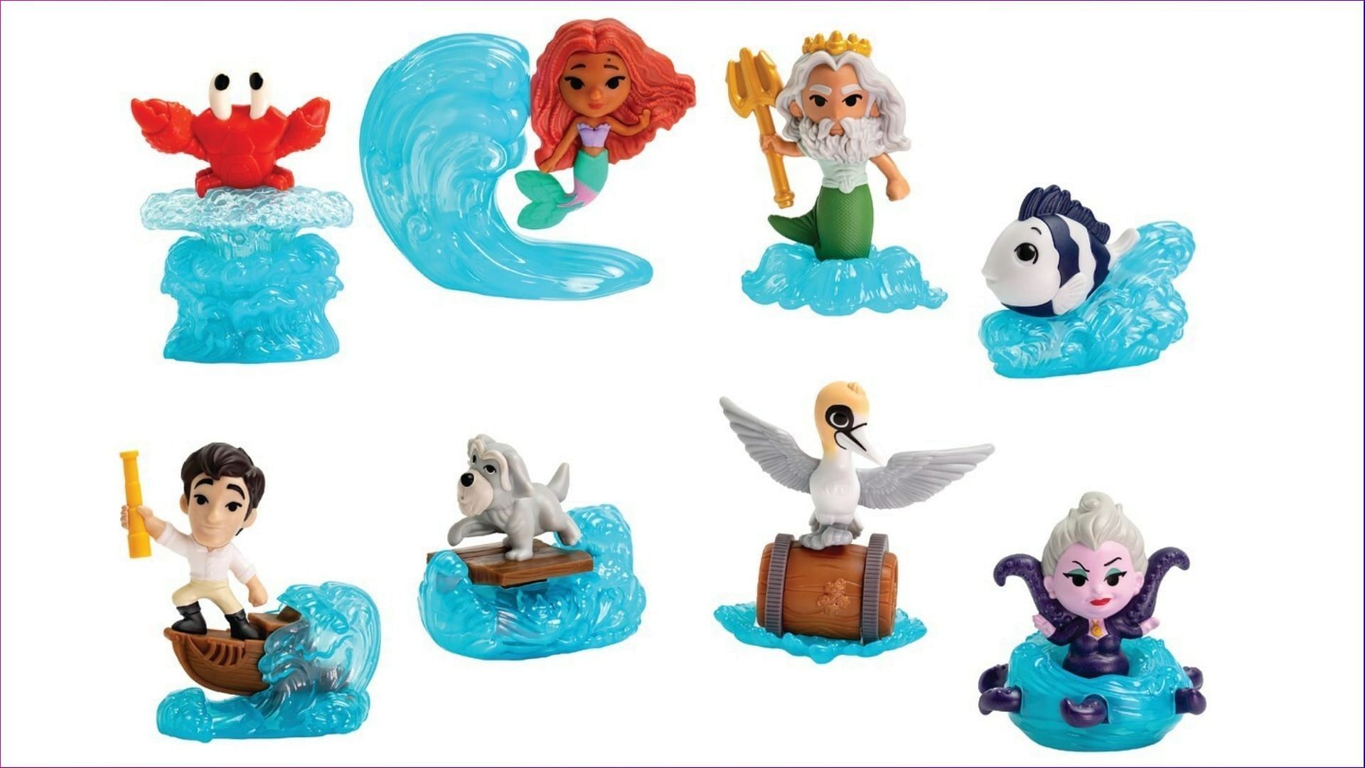 Starting May 24, fans can order The Little Mermaid Happy Meals for a limited time (Image via Mcdonald&#039;s)