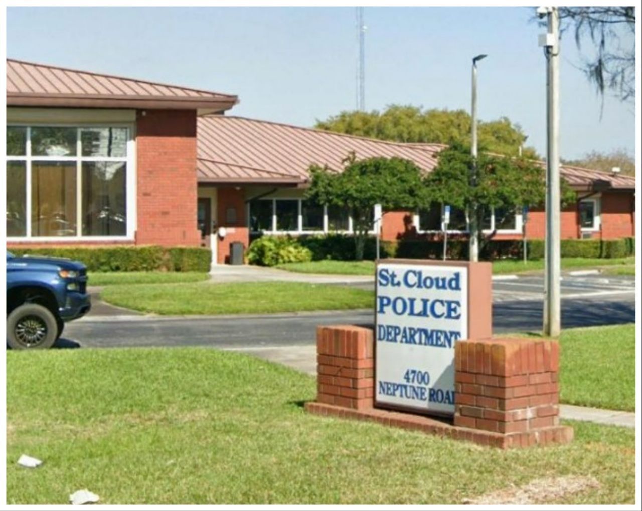 St. Cloud Patrol Officer Dianne was terminated from the dept. (Image via Google Earth)