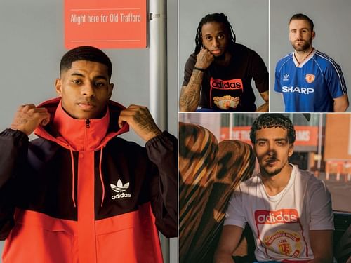 Newly launched Adidas Originals x Man Utd "Renaissance" collection (Image via Sportskeeda)