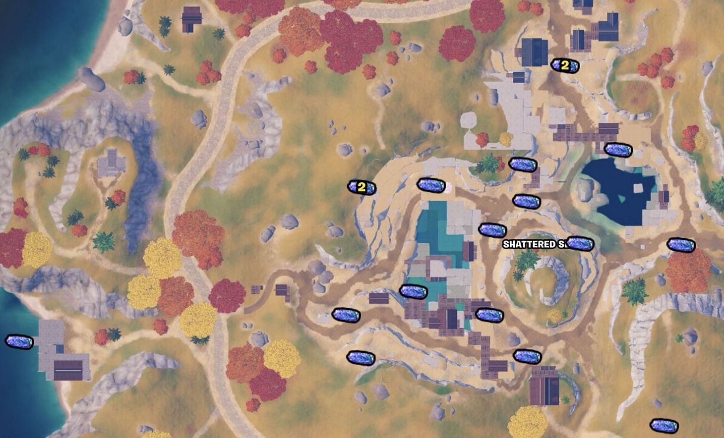 All Kinetic ore locations in Fortnite Chapter 4 Season 2