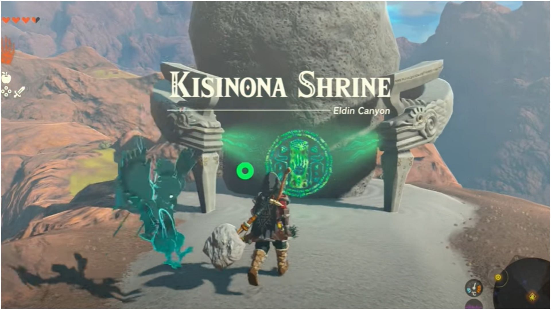 The Kisinona Shrine is located in The Legend of Zelda Tears of Kingdom