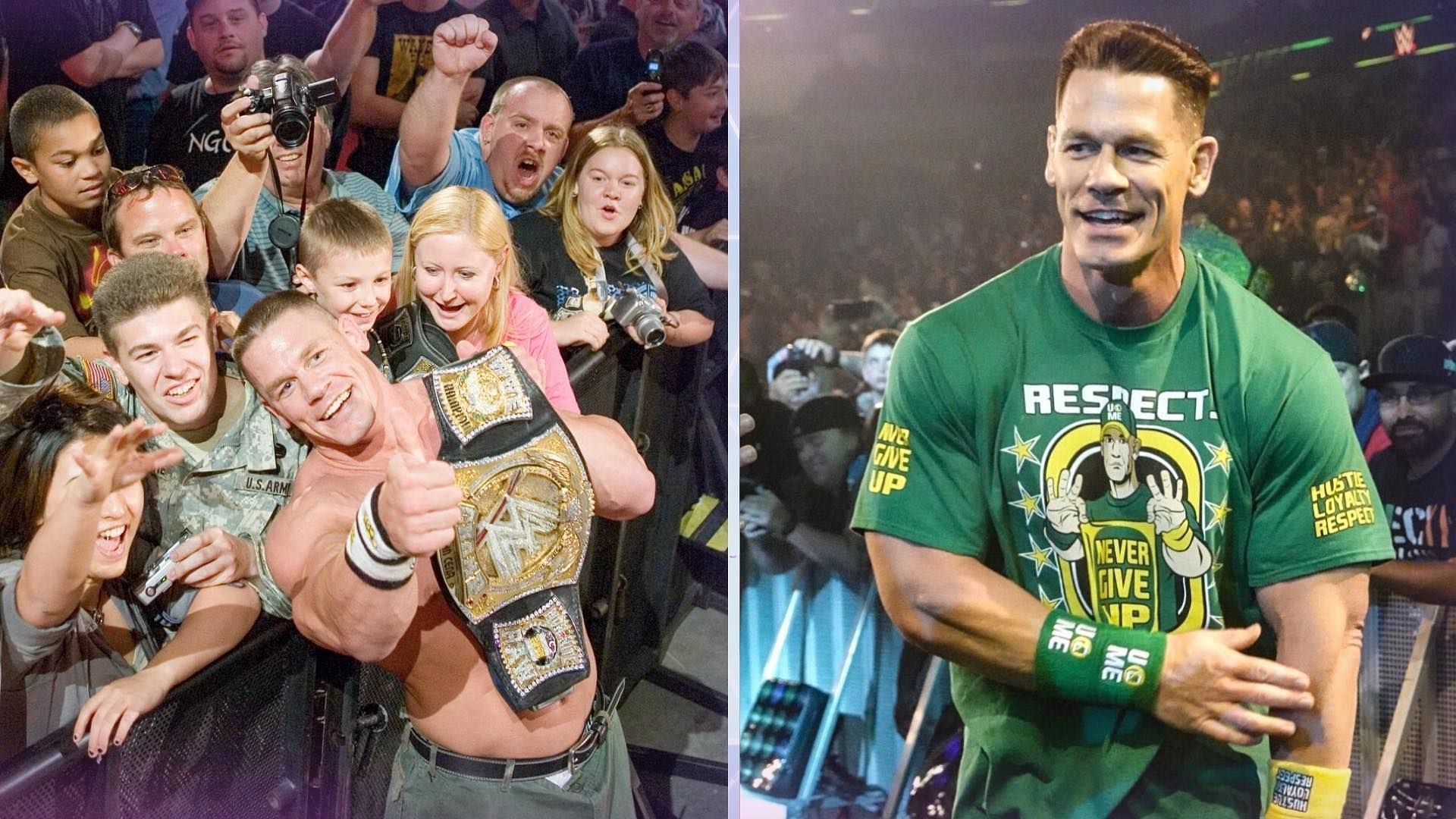 The 16-time world champion John Cena is a fan favorite.