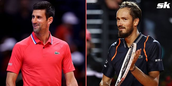 Daniil Medvedev delighted to run into Novak Djokovic during French Open practice