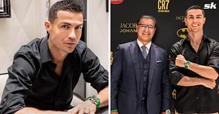 Cristiano Ronaldo gifted custom-made watch with iconic 'siu' celebration worth £92,000 from luxury brand