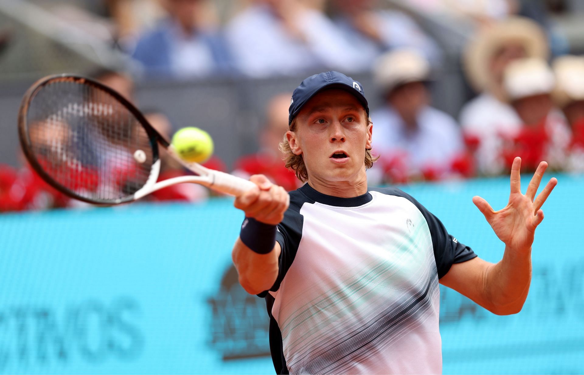 Emil Ruusuvuori at the 2023 Madrid Open.