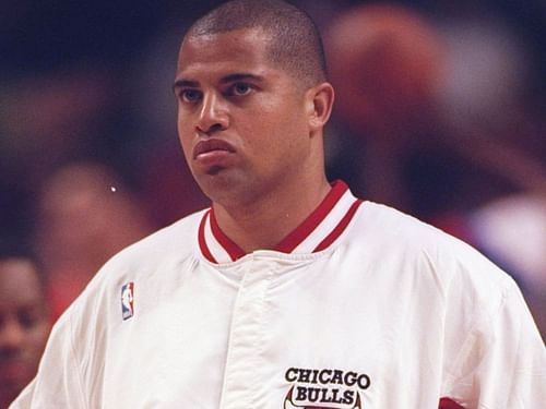 Bison Dele playing for the Chicago Bulls