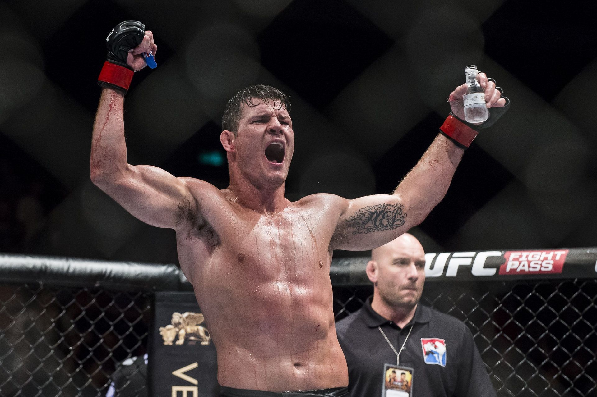 Michael Bisping shocked the world by beating Luke Rockhold in 2016