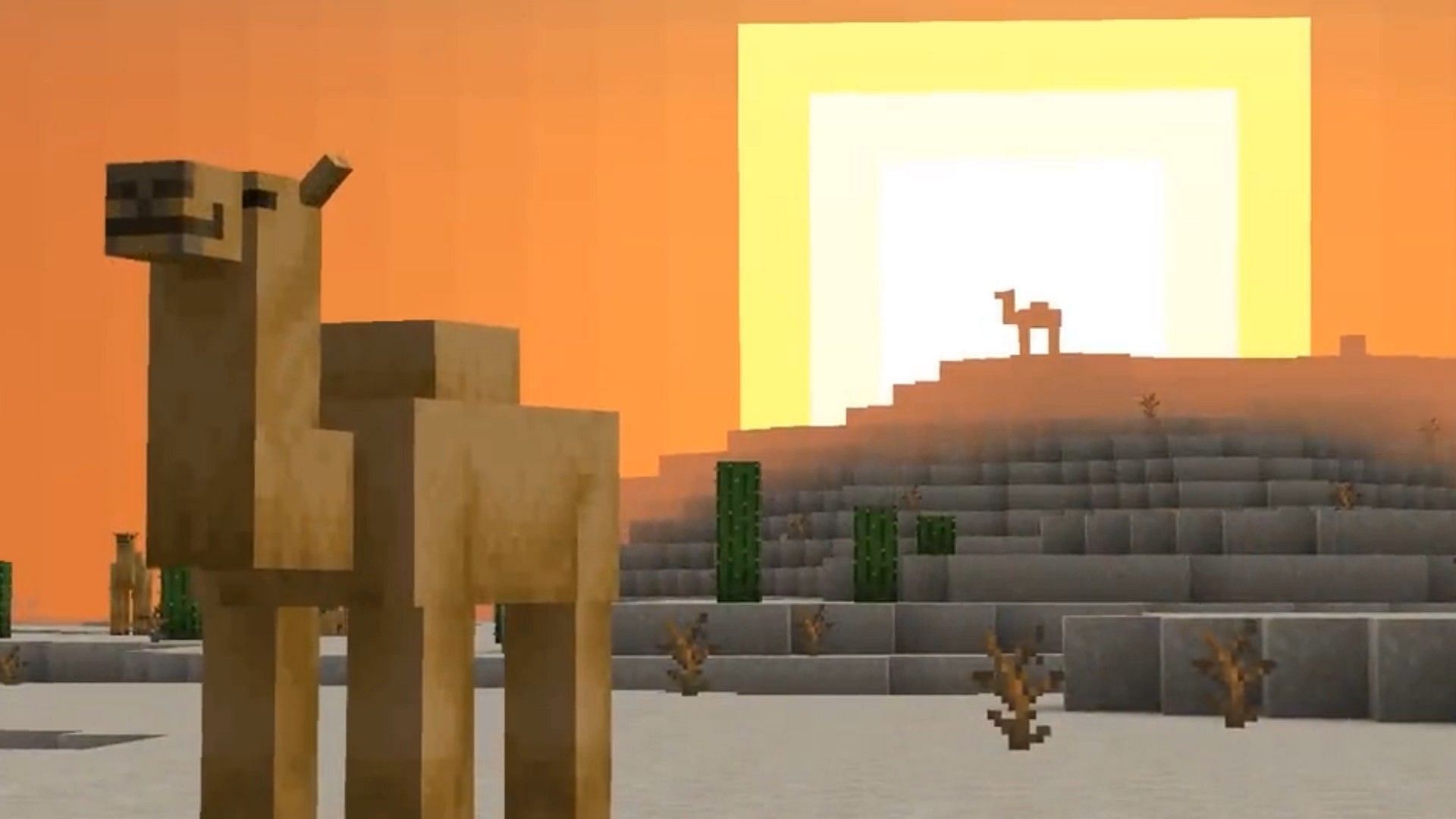 Camels are coming in Minecraft 1.20 (Image via Mojang)