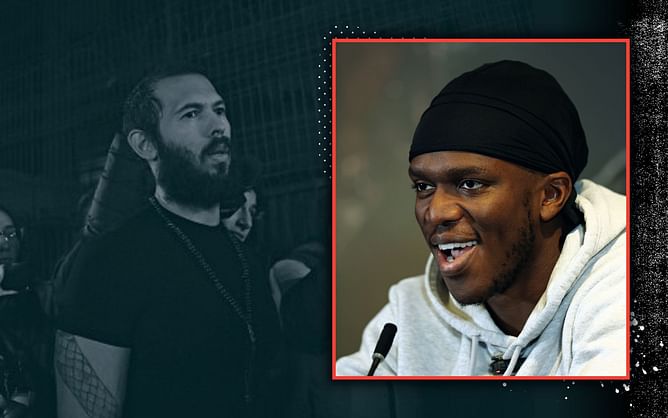 KSI shushes and takes a dig at Andrew Tate after 'Top G's rainbow emoji tweet