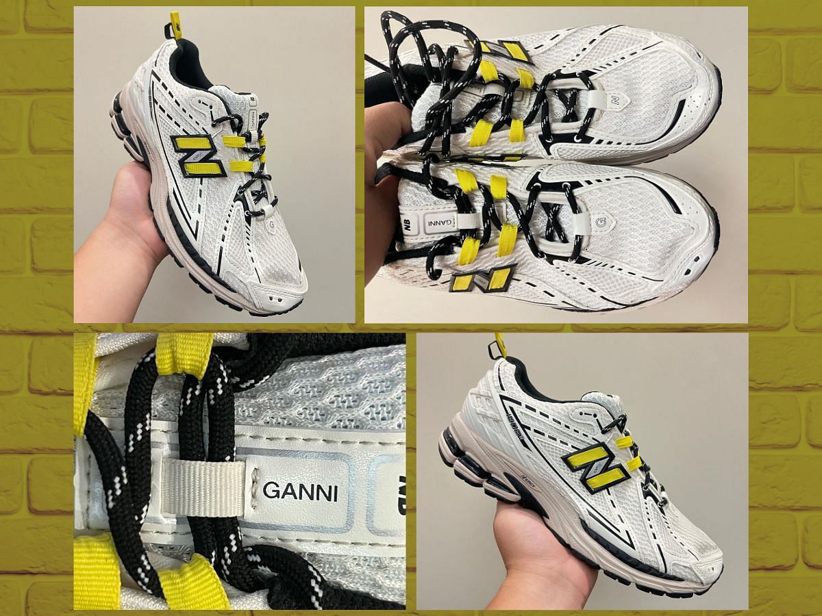 Upcoming Ganni x New Balance 1906R sneakers (Image via Sportskeeda)