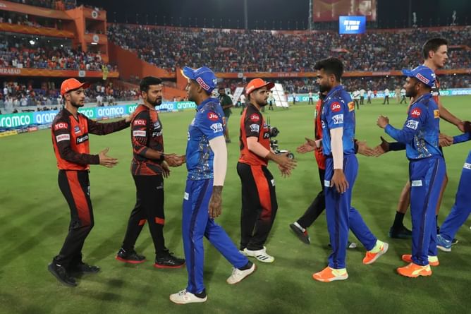 SRH's 3 highest run-scorers vs MI