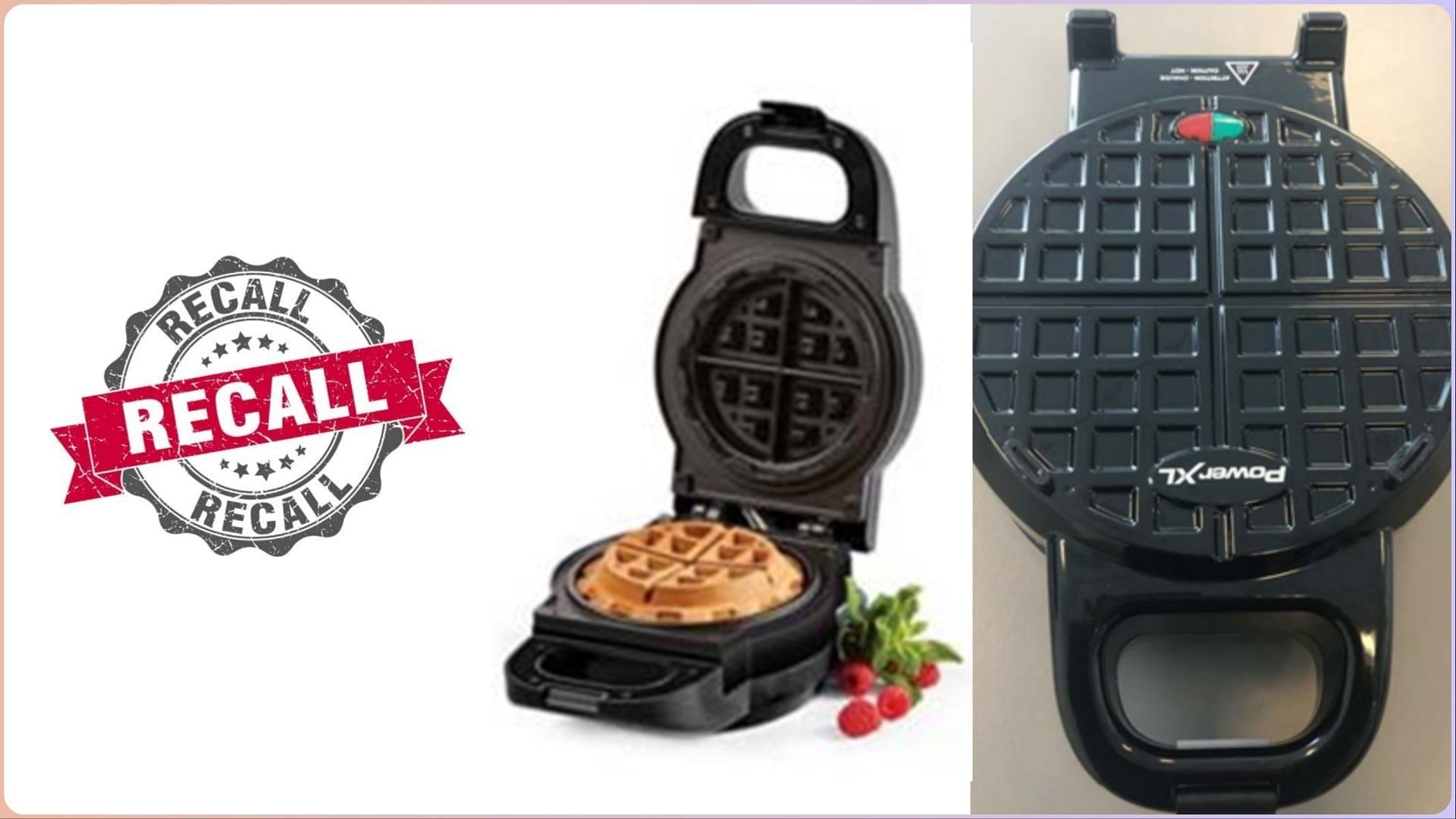 Over 450,000 PowerXL Stuffed Wafflizer waffle makers recalled over burn hazard concerns (Image via CPSC/Health Canada)