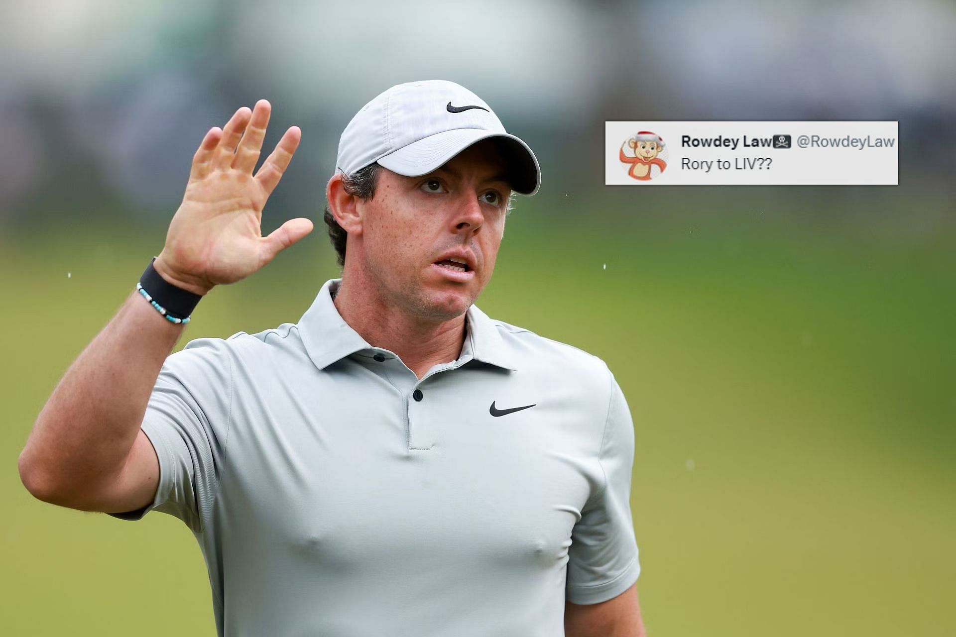 Rory McIlroy at PGA Championship-Round Two