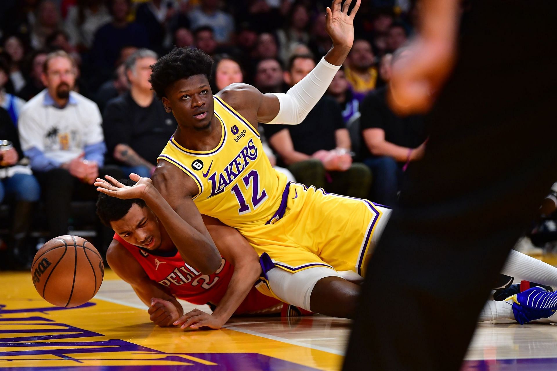 LA Lakers reserve center Mo Bamba