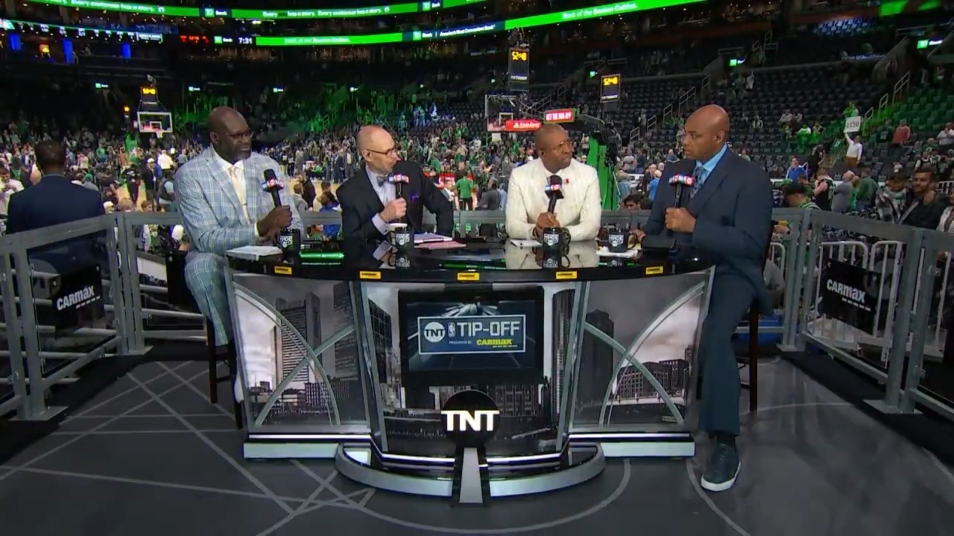 Charles Barkley and Shaquille O'Neal in NBA on TNT