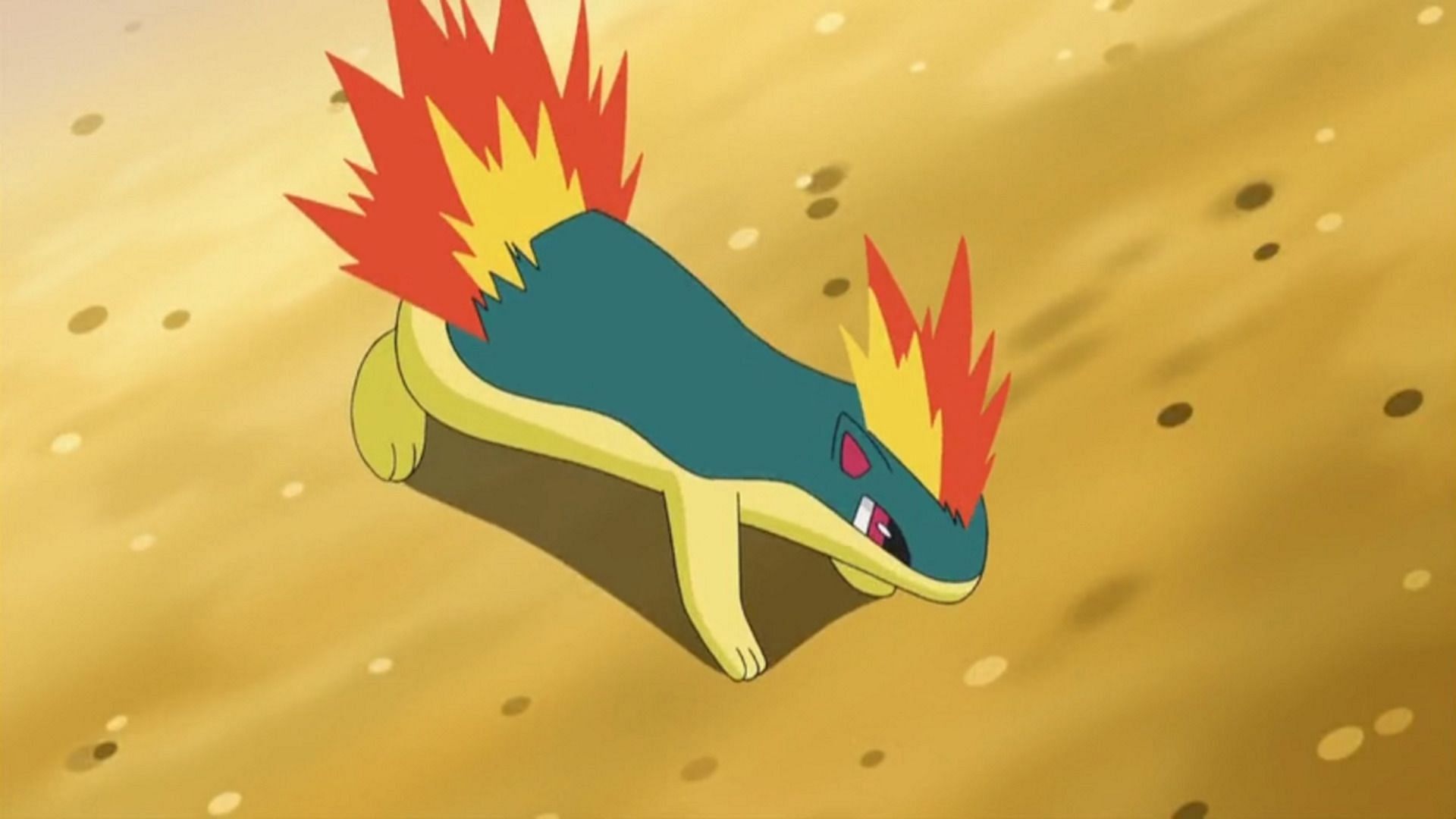 Quilava as it appears in the anime (Image via The Pokemon Company)