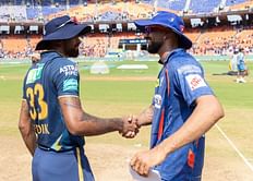 [WATCH] Hardik Pandya and Krunal Pandya embrace each other and have a heartfelt interaction ahead of GT vs LSG IPL 2023 clash