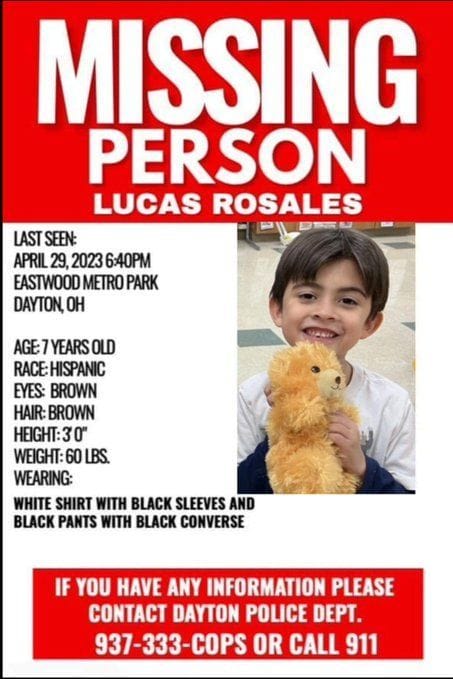 Where was the missing boy in Dayton Ohio found? FB livestream video ...