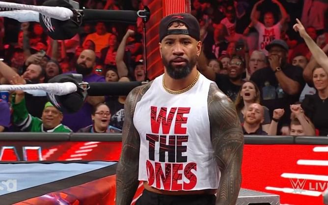 WWE RAW: Jey Uso is unhappy with another Bloodline member after getting kicked out of ringside