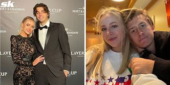 Sebastian Korda's girlfriend Ivana Nedved compliments Taylor Fritz's girlfriend Morgan Riddle on "gorgeous" beach day look