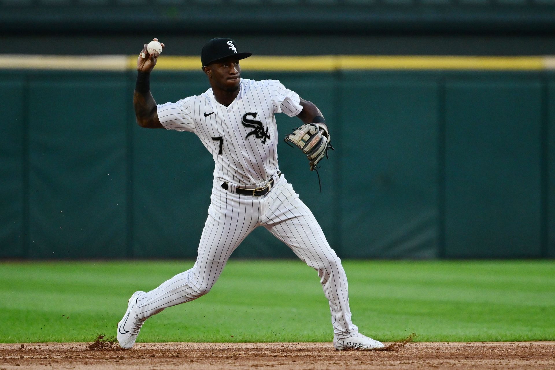 Boston Red Sox v Chicago White Sox: CHICAGO, ILLINOIS - MAY 24: Tim of the Chicago White Sox throws to first base for the out in the first inning against the Boston Red Sox at Guaranteed Rate Field on May 24, 2022, in Chicago, Illinois. (Photo by Quinn Harris/Getty Images)