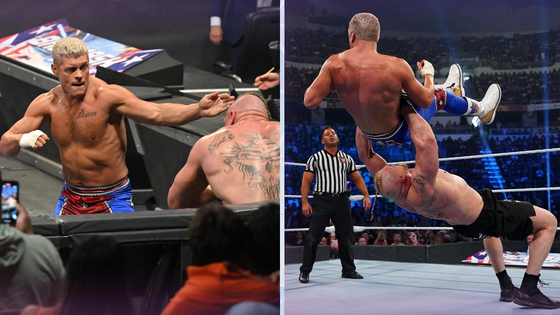 Cody Rhodes and Brock Lesnar had an incredible night at WWE Backlash