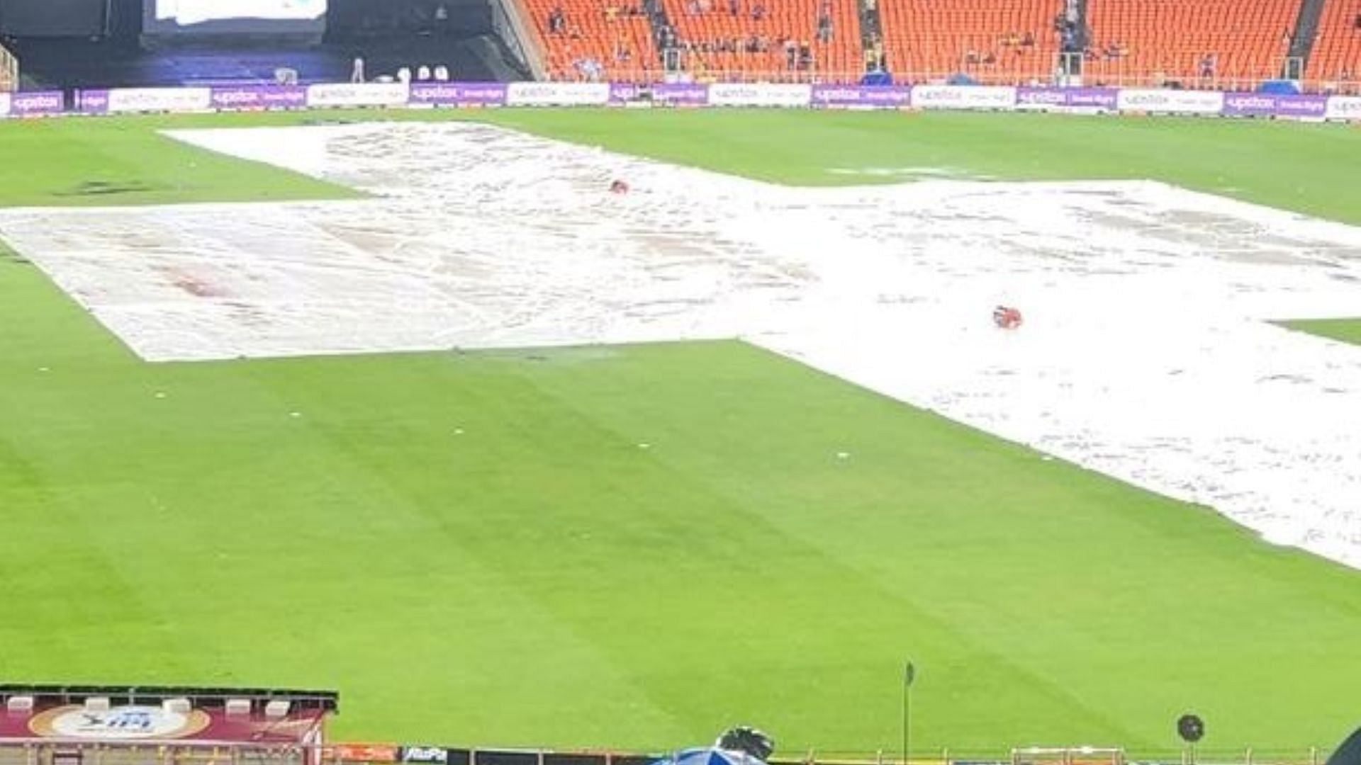 No play was possible on May 28th due to rain, leading to the IPL 2023 final being postponed by a day (P.C.:Twitter)