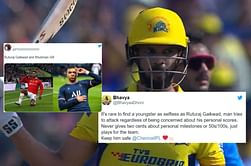 "Rutu>>> Flat track Bully Gill"- Netizens react after Ruturaj Gaikwad hits a classy 79 in CSK vs DC IPL 2023 clash