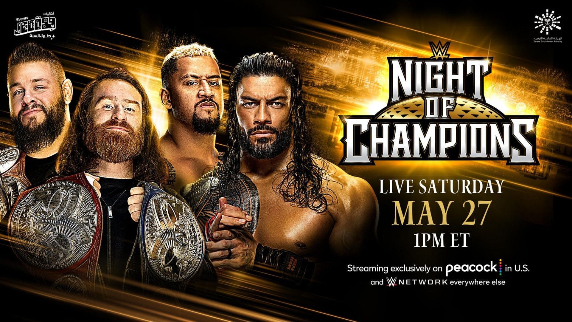 The Undisputed WWE Tag Team Championship will be up for grabs at Night of Champions 2023.