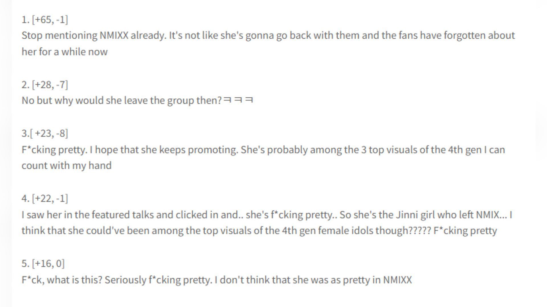 South Korean netizens comment on seeing the former NMIXX member in public (Image via pannchoa)