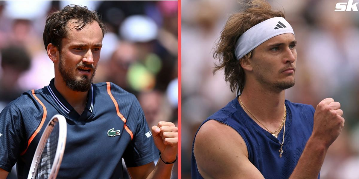 Daniil Medvedev vs Alexander Zverev is one of the fourth-round matches at the Italian Open