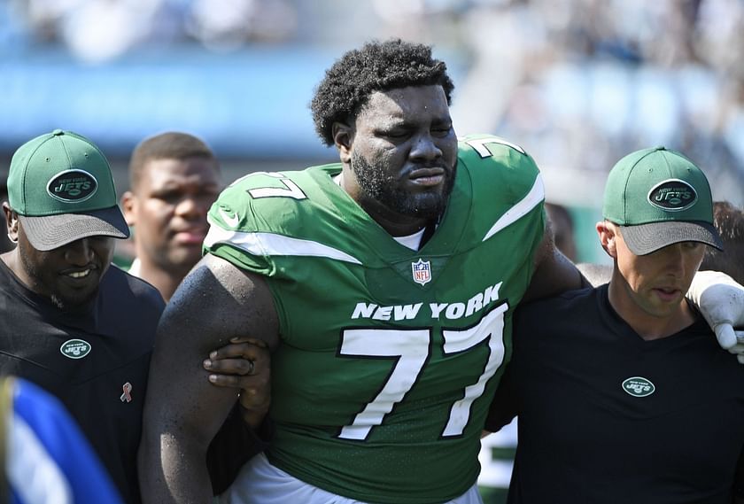 Mekhi Becton blames Jets coaching staff for season-ending injury