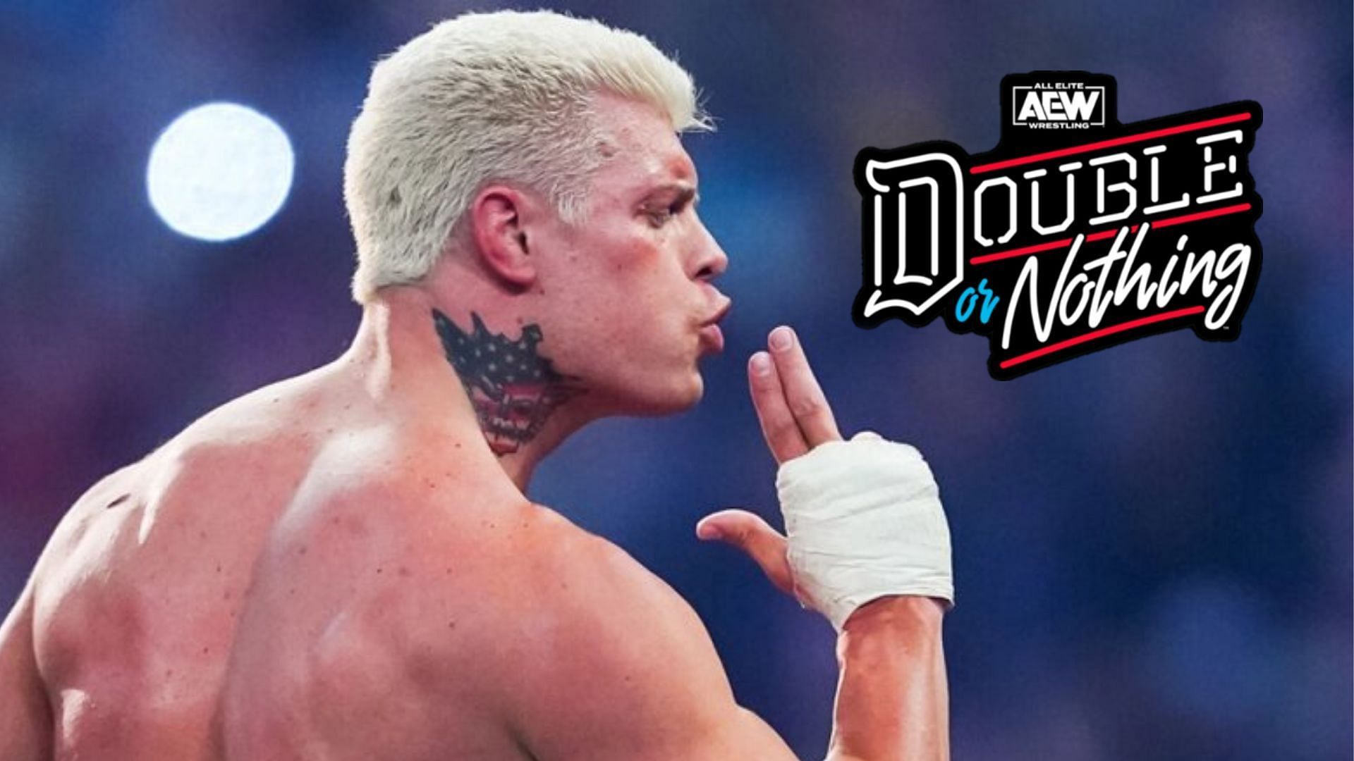 Cody Rhodes was referenced at AEW Double or Nothing 2023.