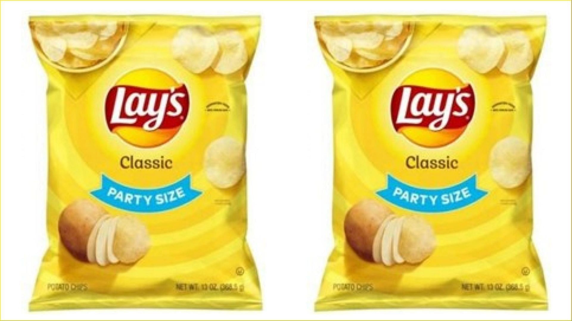 The recalled Lays Classic Party Size Potato Chips may cause life-threatening reactions in people with milk-related allergies and lactose intolerance (Image via FDA)