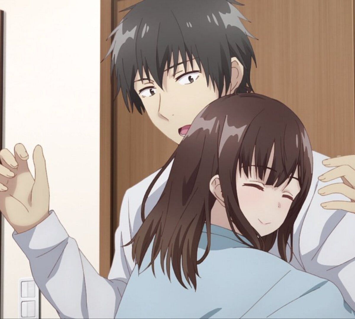 Sayu Ogiwara and Yoshida as seen in the anime (Image via Project No. 9)