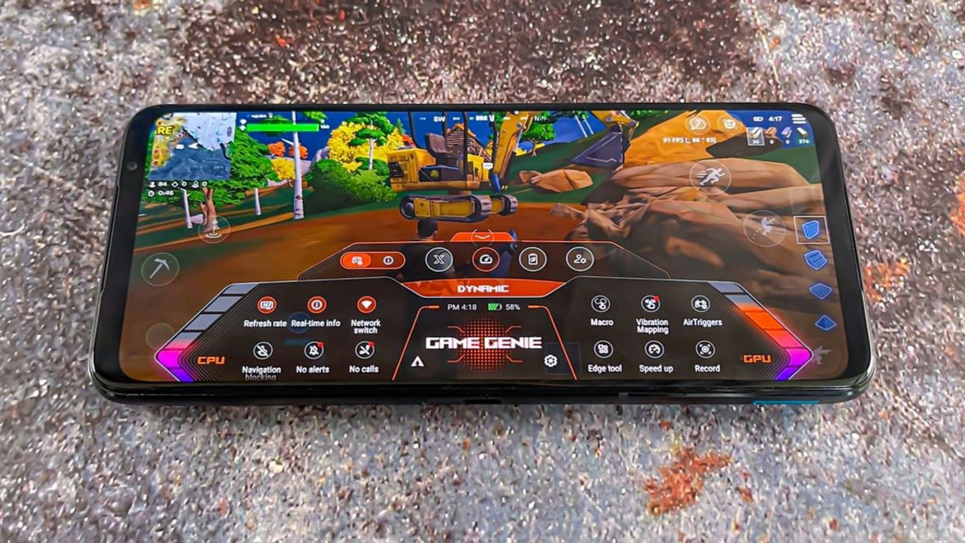 ROG Phone 7 Ultimate full view display (Image via Cnet)