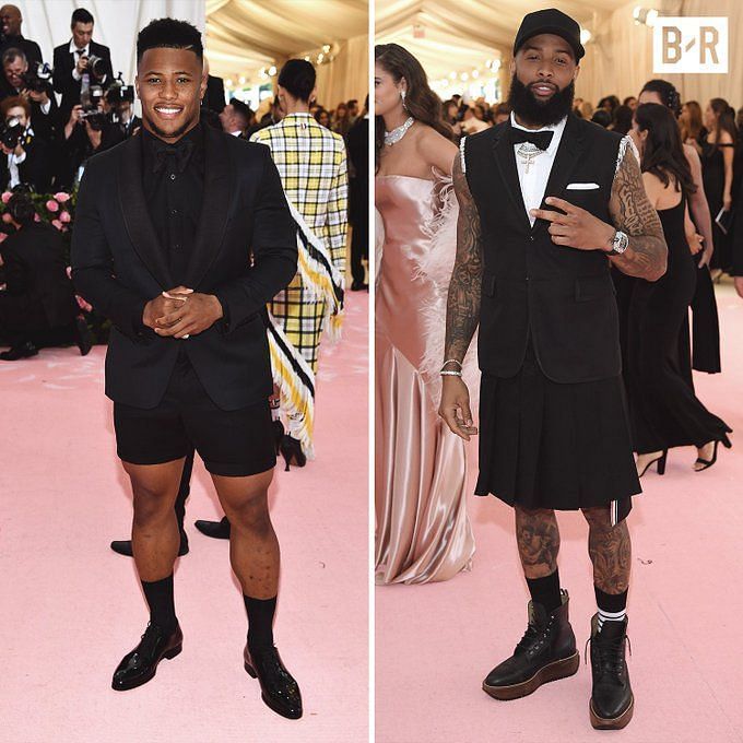 Odell Beckham Jr. chooses interesting Met Gala outfit, sparks