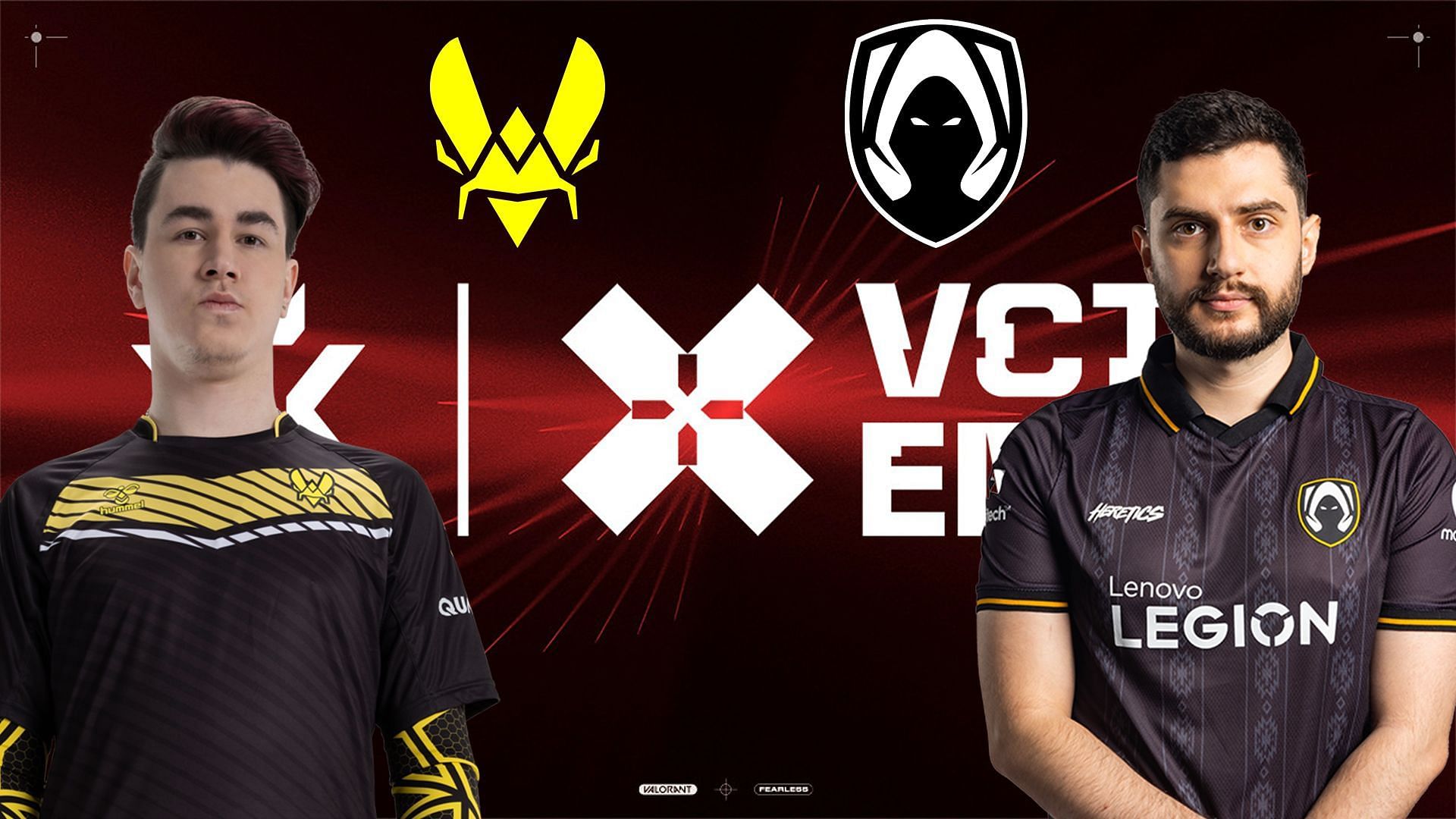 Team Vitality vs Team Heretics at VCT EMEA League 2023 (Image via Sportskeeda)